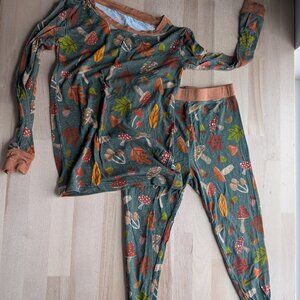 Little Sleepies Pajamas 2 Piece Long Sleeve Set - 4T Woodland Forest